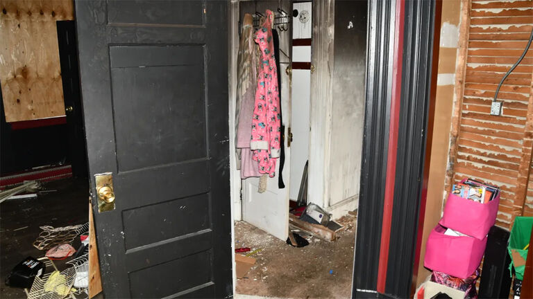 Photos from the house of horrors where a man was held captive for 20 years