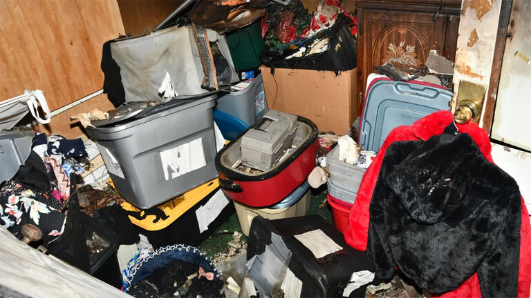 Photos from the house of horrors where a man was held captive for 20 years