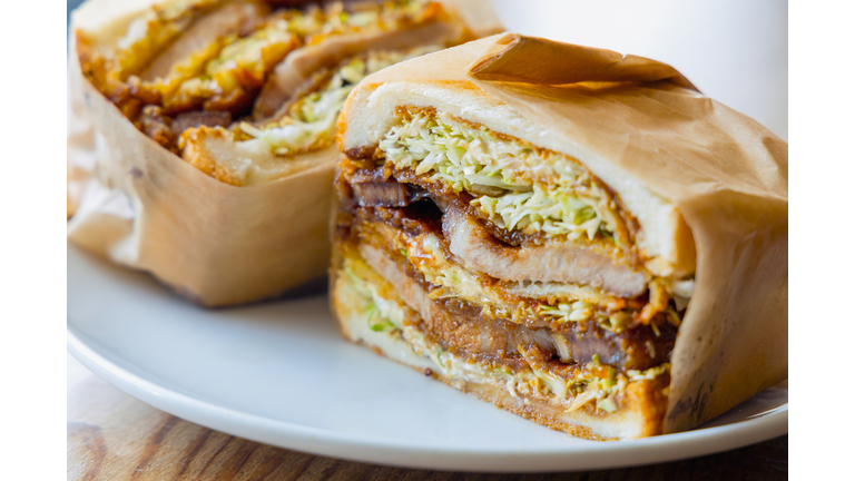 Yummy gourmet sandwich for lunch
