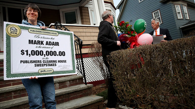 Publishers Clearing House Prize Patrol Delivers Prize