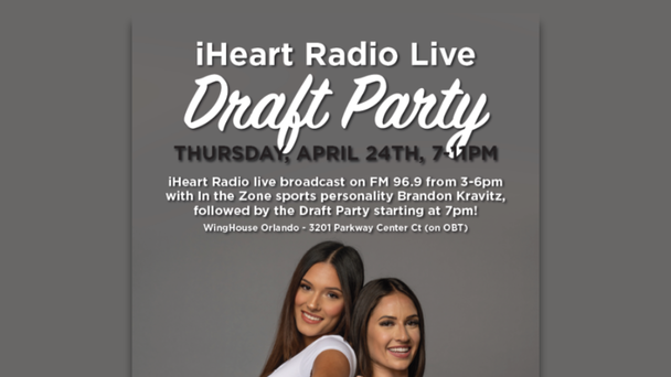 iHeart Radio Live Draft Party with Brandon Kravitz 4/24/25