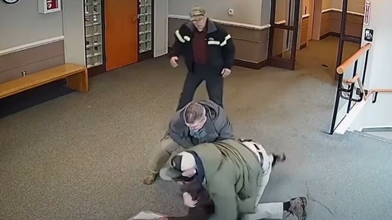 Illegal immigrant tackled by federal agents