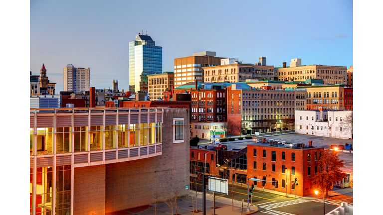 Downtown Worcester Massachusetts