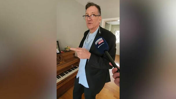 WATCH: WBZ NewsRadio's Matt Shearer With A Dancing Man Unbothered By Age