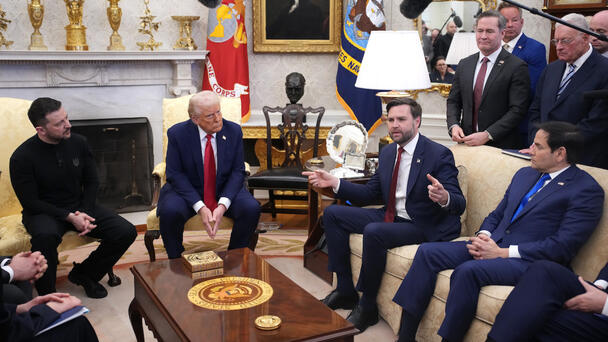 Vance, Zelensky Have First Encounter Since Oval Office Blow-Up