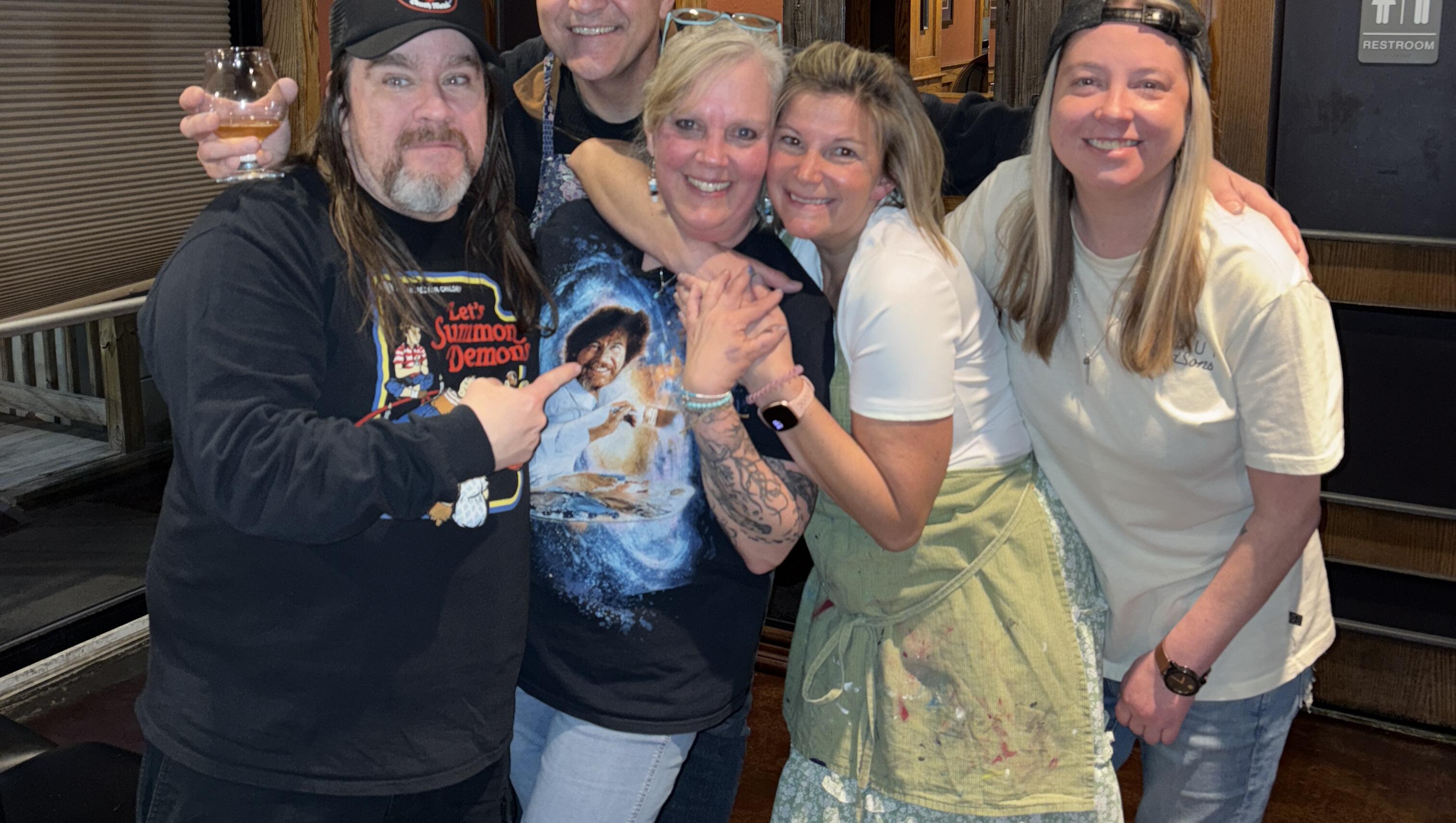 PAINTING WITH THE BUZZ TO BENEFIT LEND A HELPING CAN