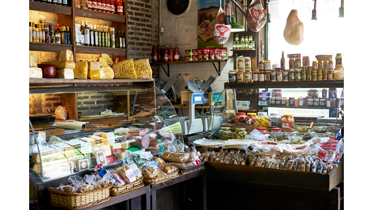Gourmet Merchandise in Argentine Specialty Store