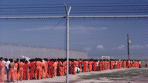 Men At Texas Immigrant Detention Facility Spell Out 'SOS' With Bodies