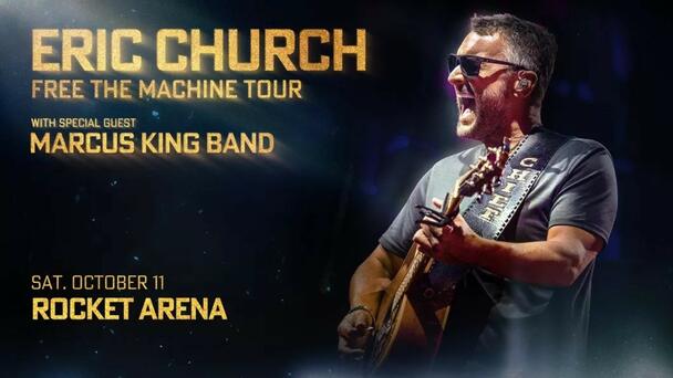 Win Tickets to See Eric Church at Rocket Arena from 99.5 WGAR!