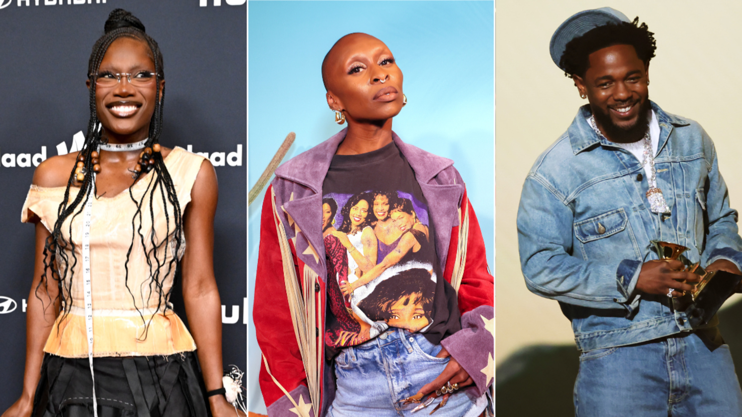 Doechii, Cynthia Erivo & Kendrick Lamar