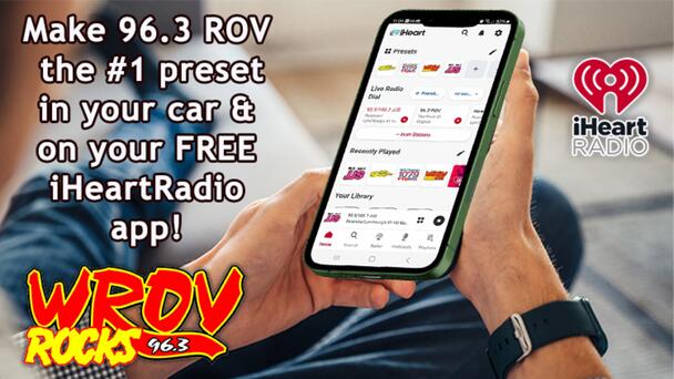 Make 96.3 ROV the #1 Preset in Your Car & on Your FREE iHeartRadio App! Do It Now & Don Walker Gets a Reese's Cup!