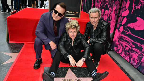 Green Day got the 2810th star on the Hollywood Walk of Fame on Thursday.