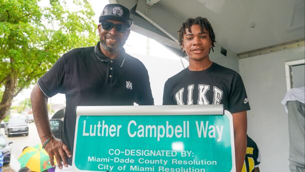 DJ Khaled, Scarface & More Celebrate Uncle Luke's New Street In Miami