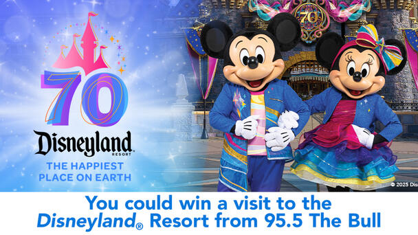 95.5 The Bull wants you to enter for a chance to win a visit to the Disneyland® Resort!