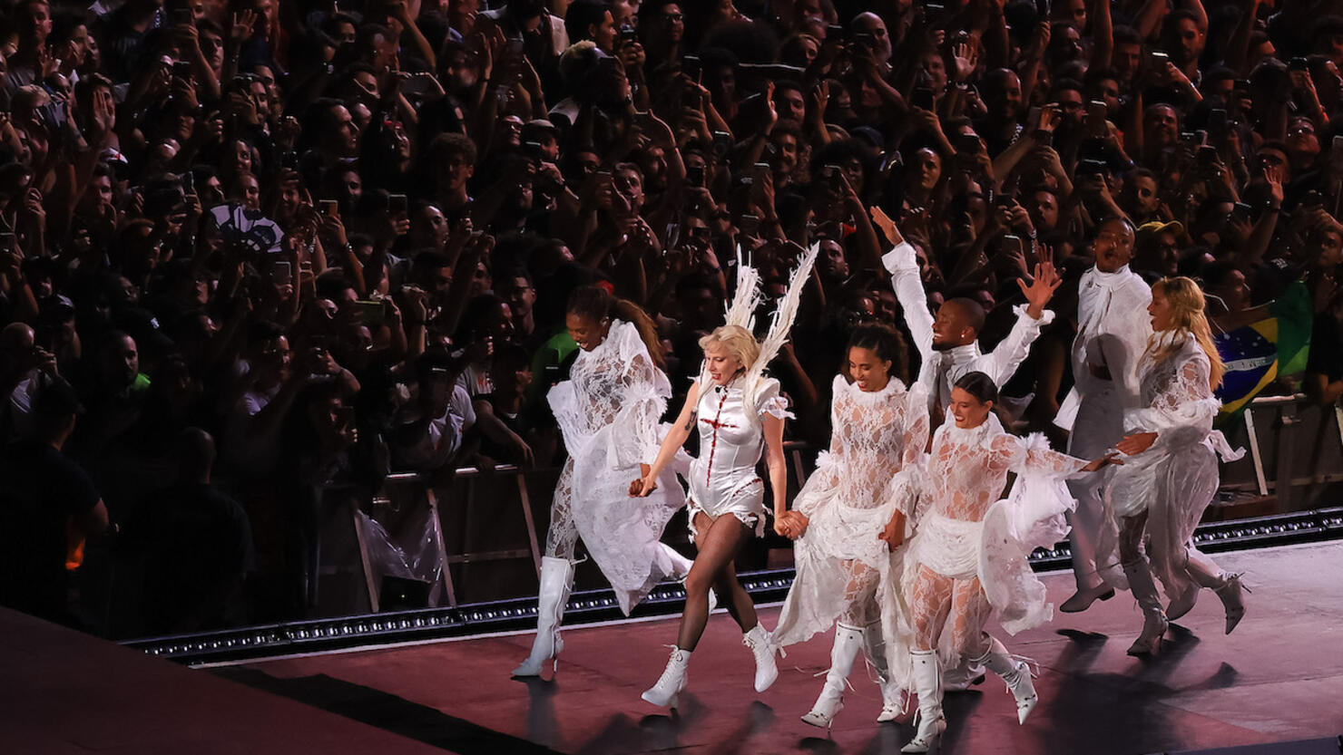 Lady Gaga Gives Massive Free Concert in Copacabana Beach