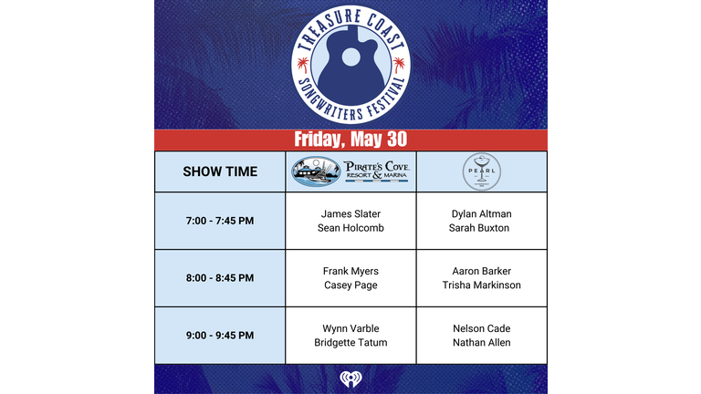 2025 TCSF Friday Schedule 
