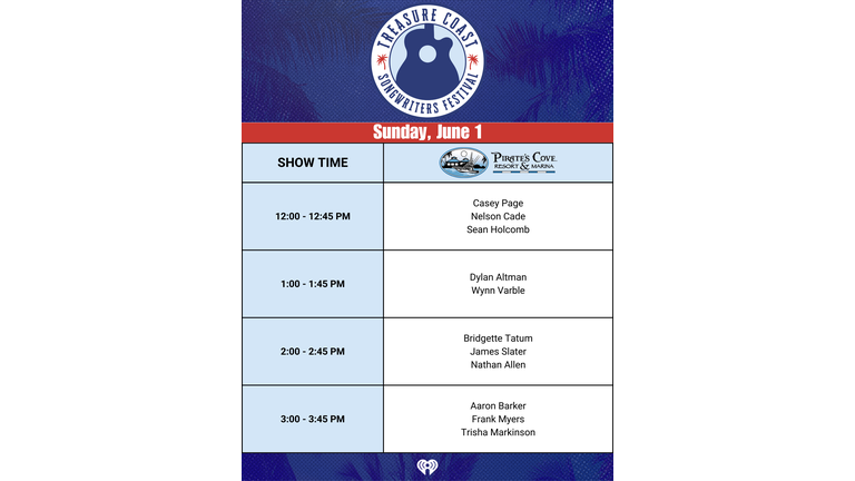 2025 TCSF Sunday Schedule 