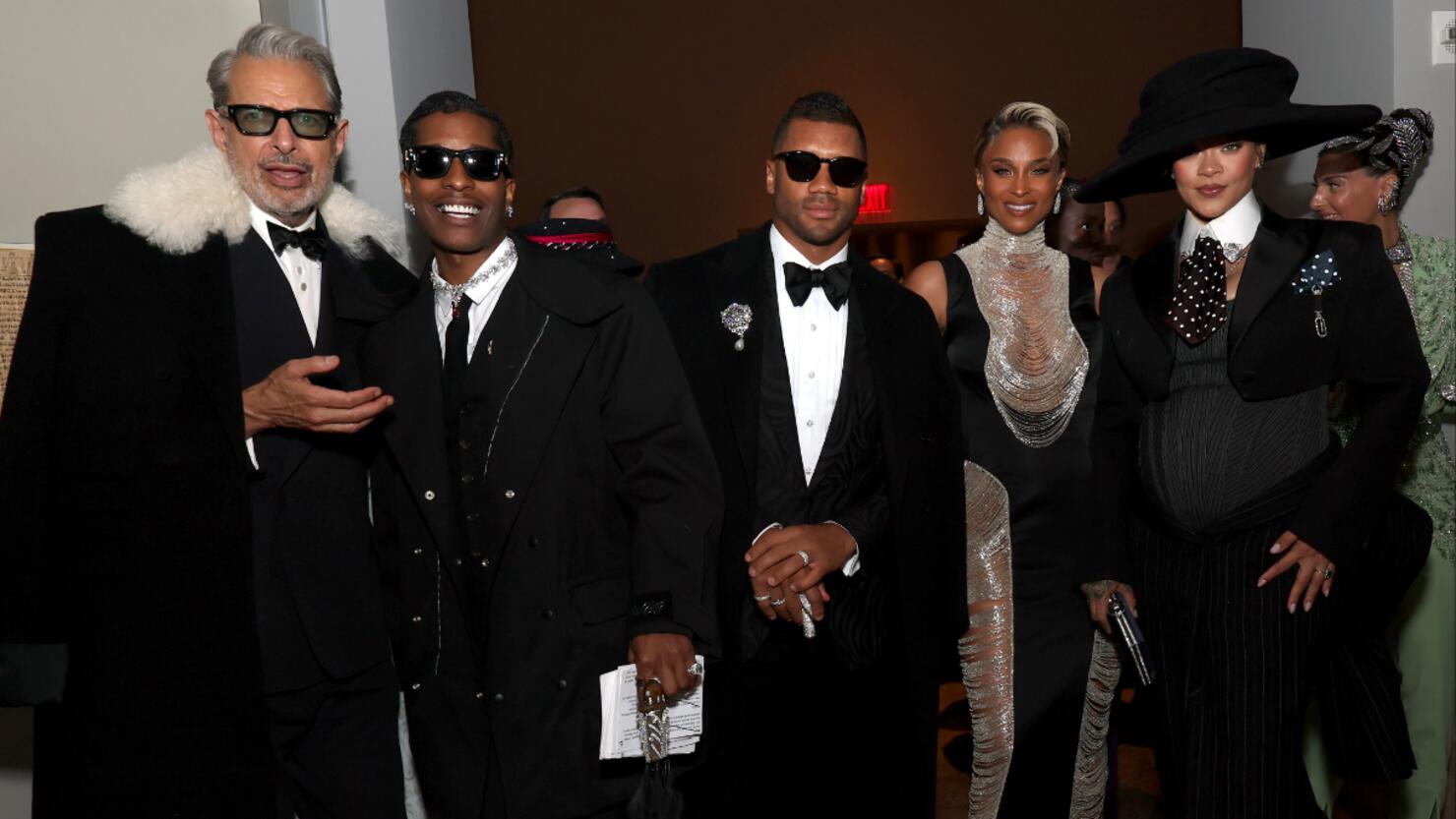 Jeff Goldblum, A$AP Rocky, Russell Wilson, Ciara & Rihanna