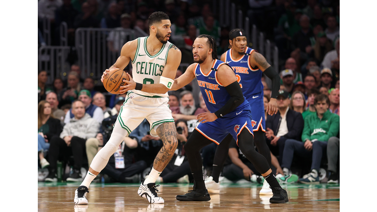 New York Knicks v Boston Celtics - Game One