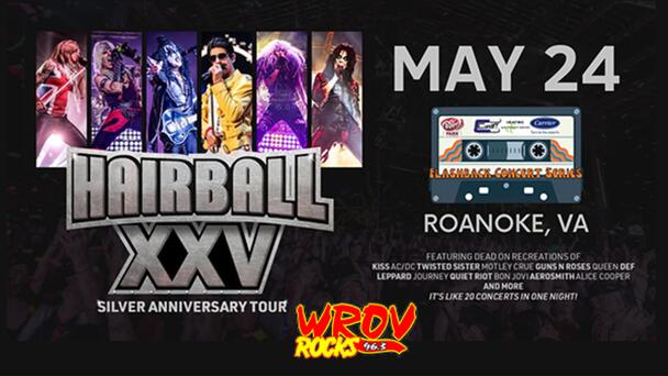 96.3 ROV Has Your LAST CHANCE to Win Tickets to HAIRBALL XXV Silver Anniversary Tour at Dr Pepper Park!