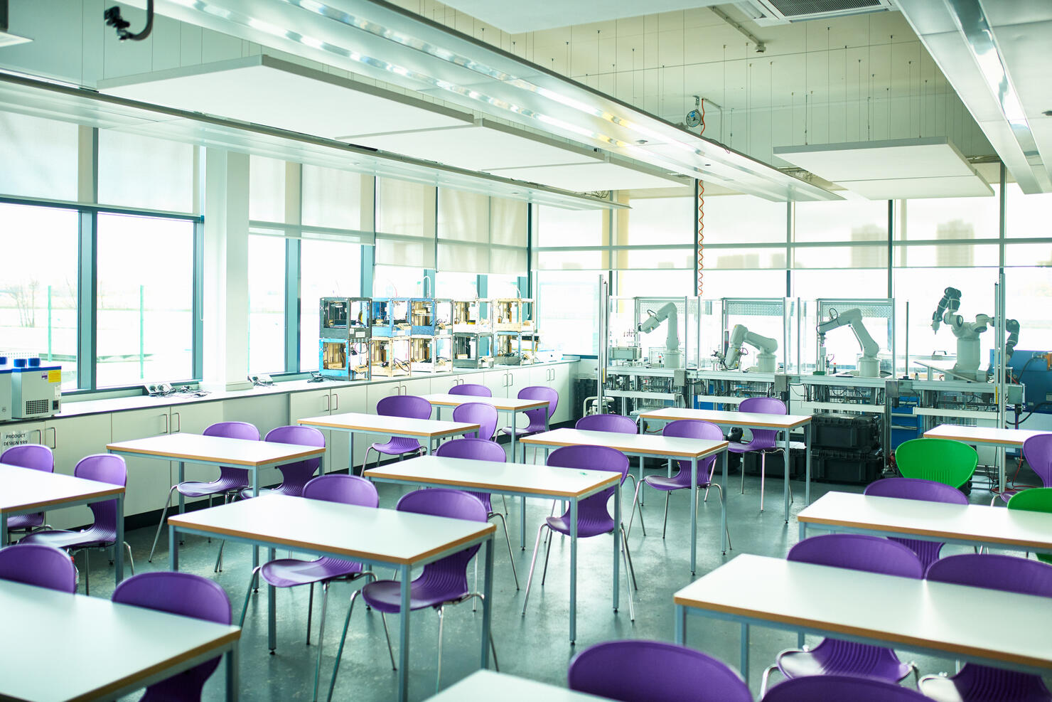 Classroom in technical college
