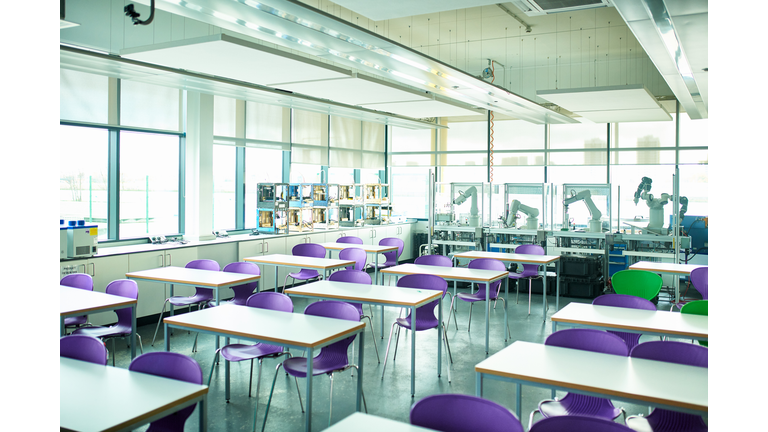 Classroom in technical college