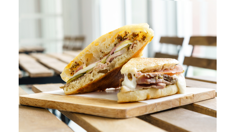 ham cheese Cuban sandwich