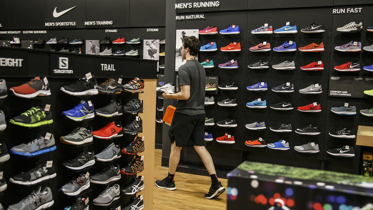 Inside A Dick's Sporting Goods Inc. Location As Earnings Figures Are Released