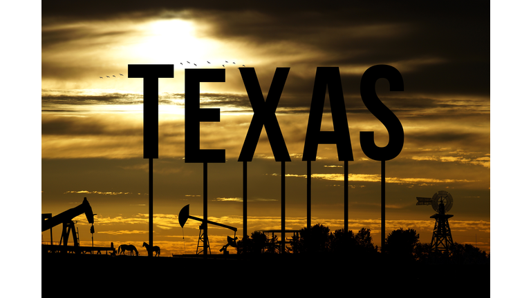 An oil field in Texas