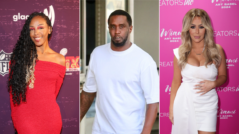 Dawn Richard, Diddy & Aubrey O'Day 