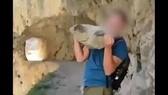 Video: Rock Toss at Spanish National Park Could Result in Massive Fine