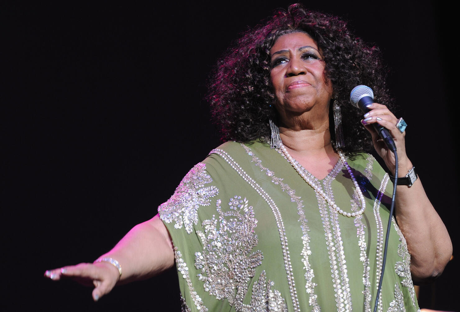 Aretha Franklin Performs At The Fox Theatre
