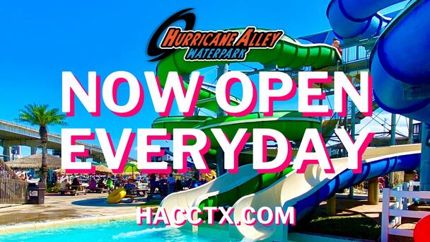 Hurricane Alley Now Open Daily and Dive In Movies Every Tuesday!