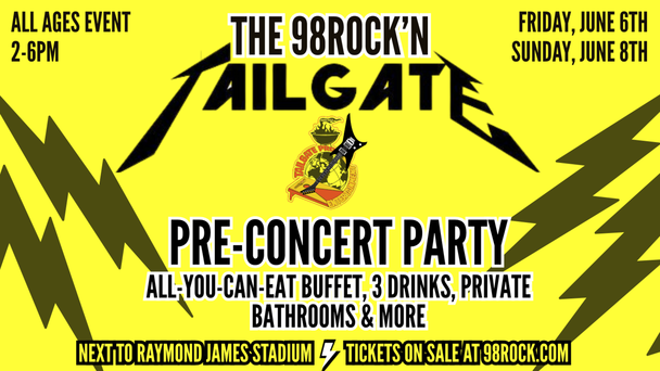 FREE 98ROCK METALLICA Tailgate Parties