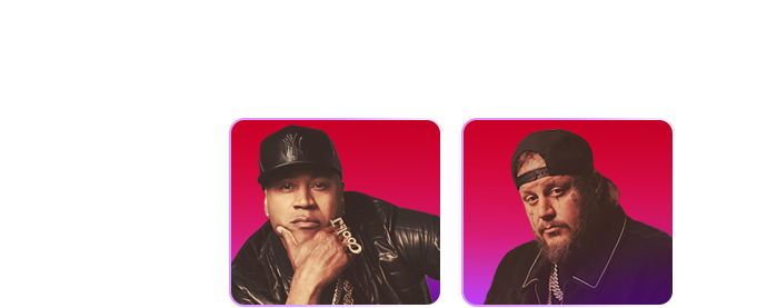 AND that's not all! Add a Capital One Access Pass to your presale purchase to attend an exclusive cardholder pre-concert event to watch LL Cool J or Jelly Roll perform during their soundcheck.