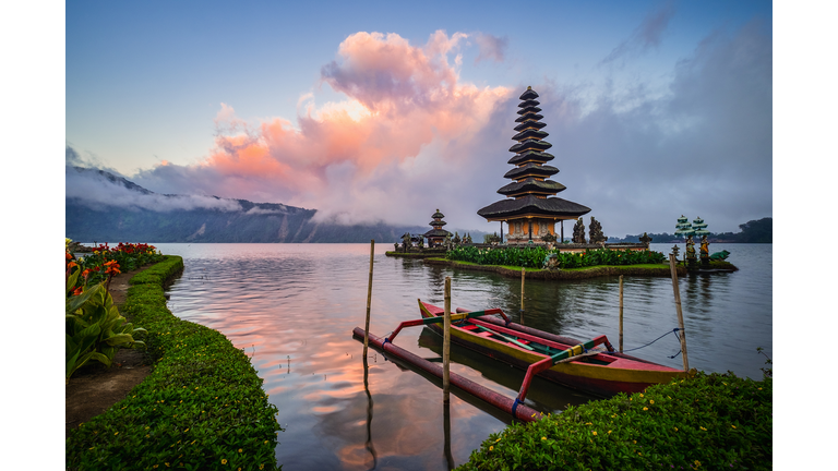 Pura Ulun Danu Bratan in Bali, Indonesia