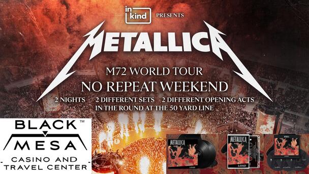 Win Tickets to see Metallica TWICE in Denver from 94 Rock & the Black Mesa Casino and Travel Center!