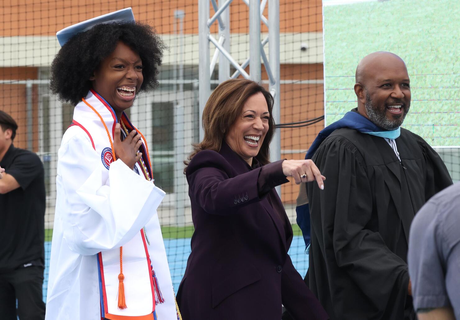 Former Vice President Kamala Harris, Compton High School, graducation