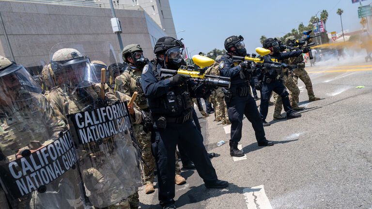 Protests Erupt In L.A. County, Sparked By Federal Immigration Raids