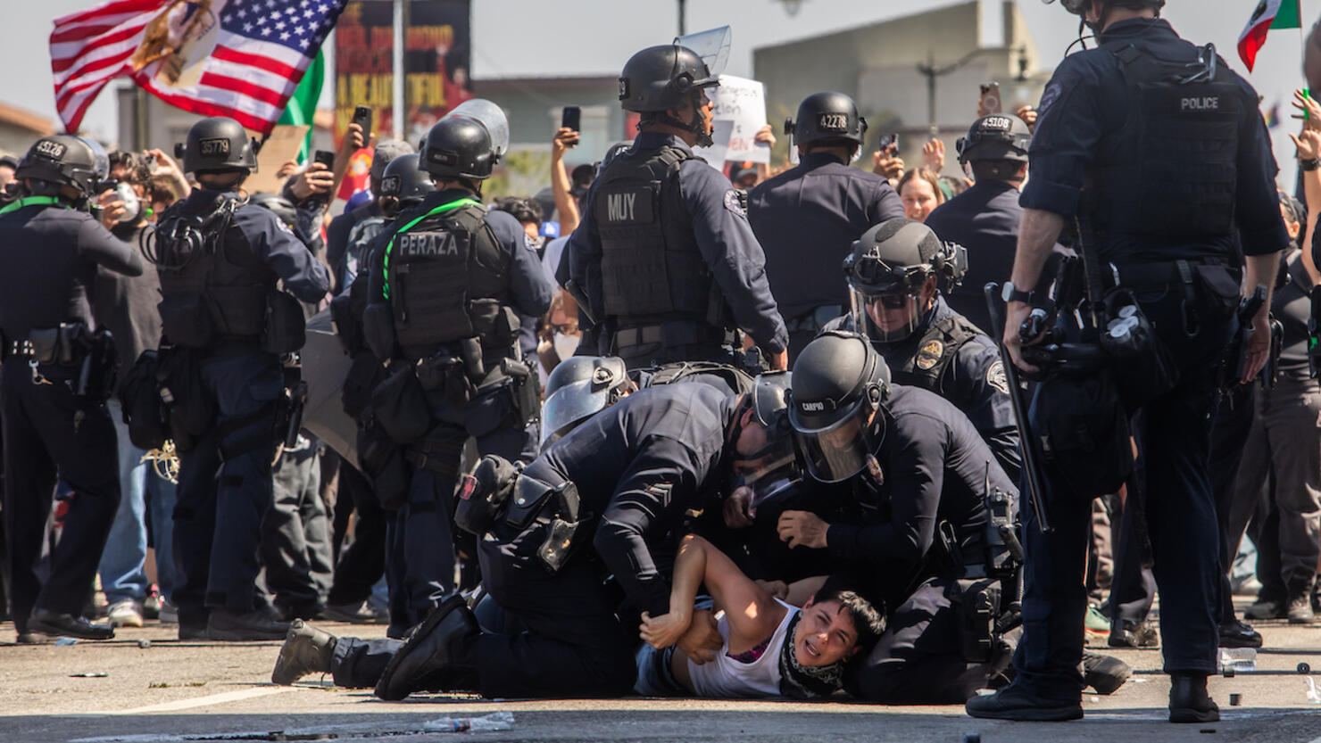 Protests Erupt In L.A. County, Sparked By Federal Immigration Raids