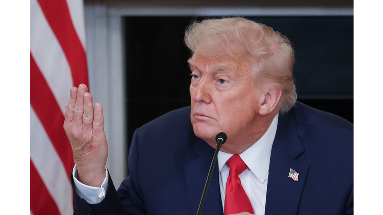 President Trump Participates In Invest America Roundtable At The White House