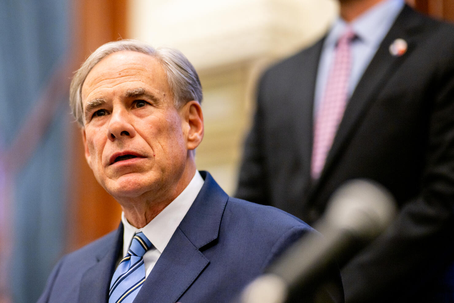 Texas Governor Abbott Holds Bill Signing To Create A Texas DOGE Office