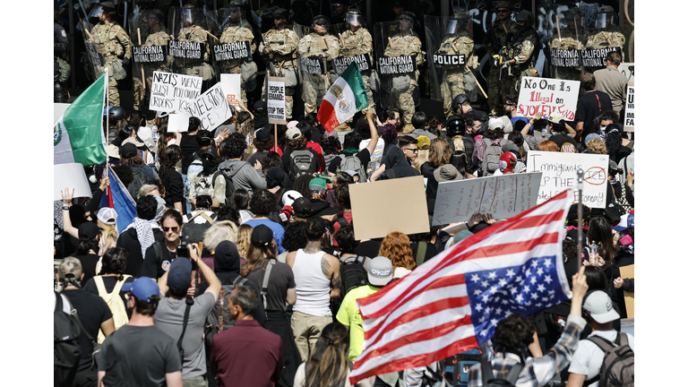Protests Erupt In L.A. County Sparked By Federal Immigration Raids