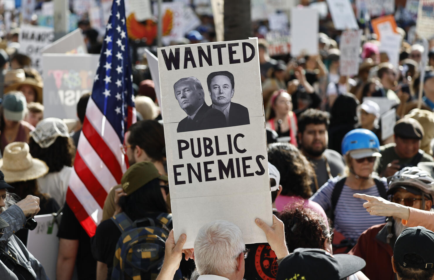 Day Of Action Protests Across The Country Criticize Trump And DOGE Policies