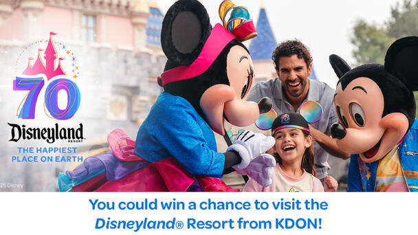 You Could Win a Chance to Celebrate Happy at the Disneyland Resort 70th Celebration on KDON