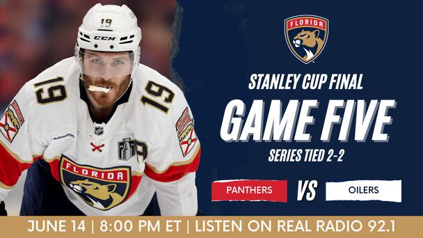 Don't miss the action! Listen to Game Five of the Stanley Cup Final on Saturday!