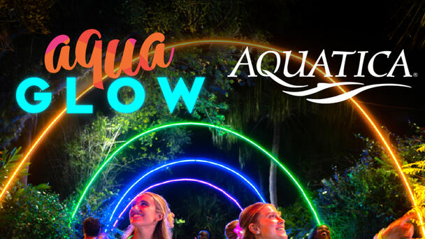 LITE ROCK 99.3 wants to light up your summer nights at Aquatica Orlando during AquaGlow!
