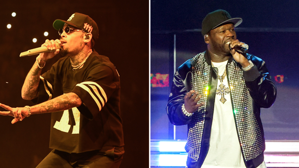 Chris Brown Brings Out 50 Cent During Tour Stop In The U.K. 