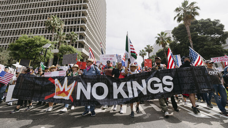 No-King-Rally-in-Los-Angeles