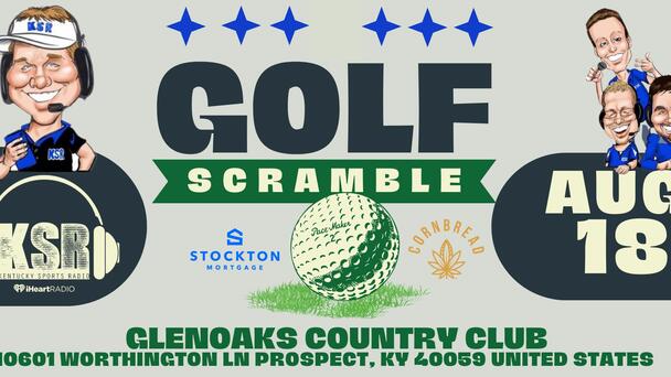 Grab your team for the Kentucky Sports Radio Golf Scramble presented by Stockton Mortgage and Cornbread Hemp!
